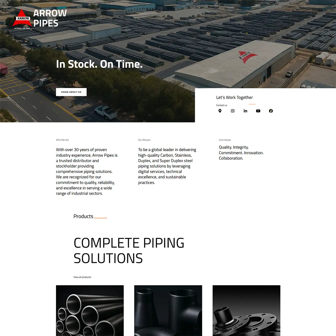 Arrow Pipes Analytics Report