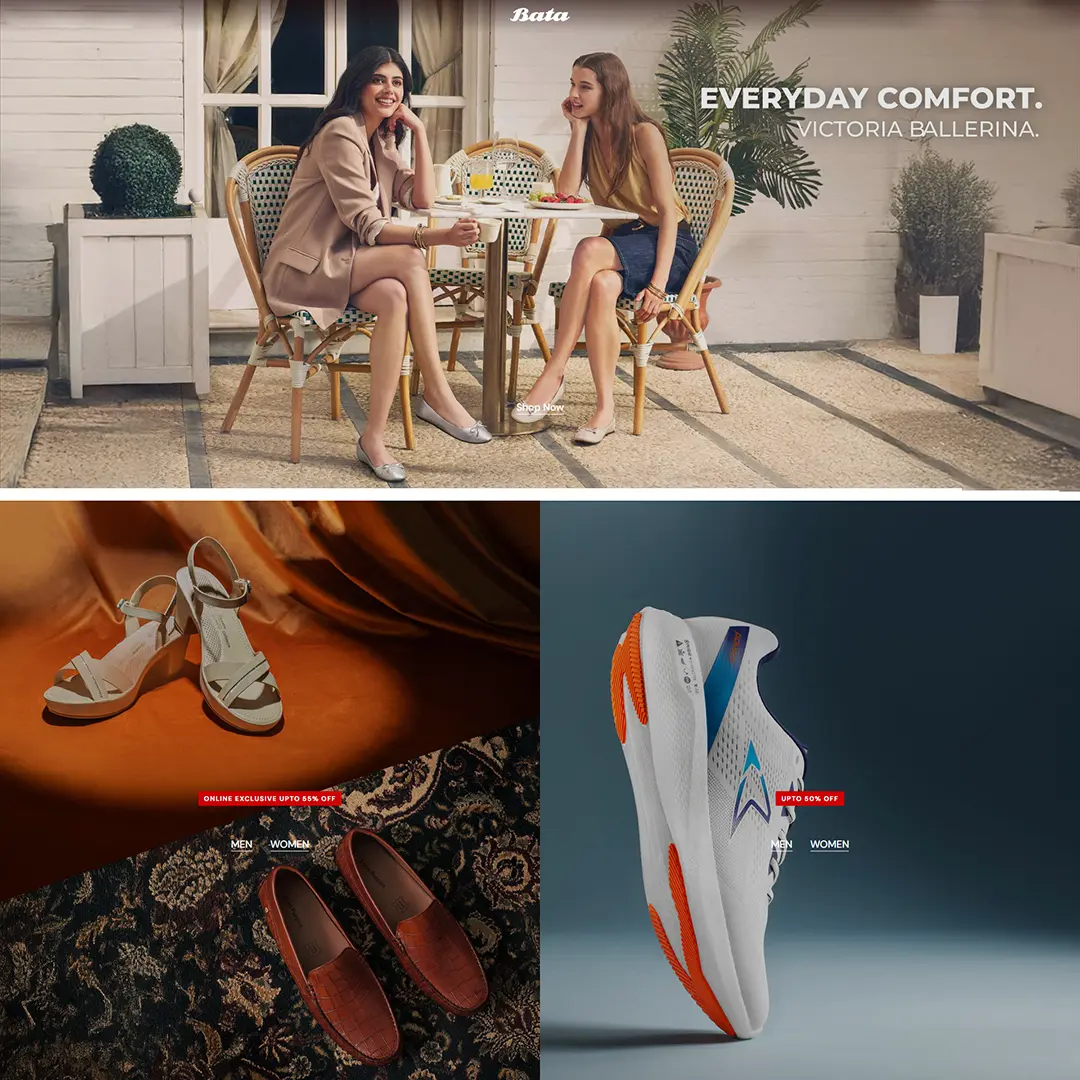 Bata Footwear Collection – Flats, Casual & Sports Shoes