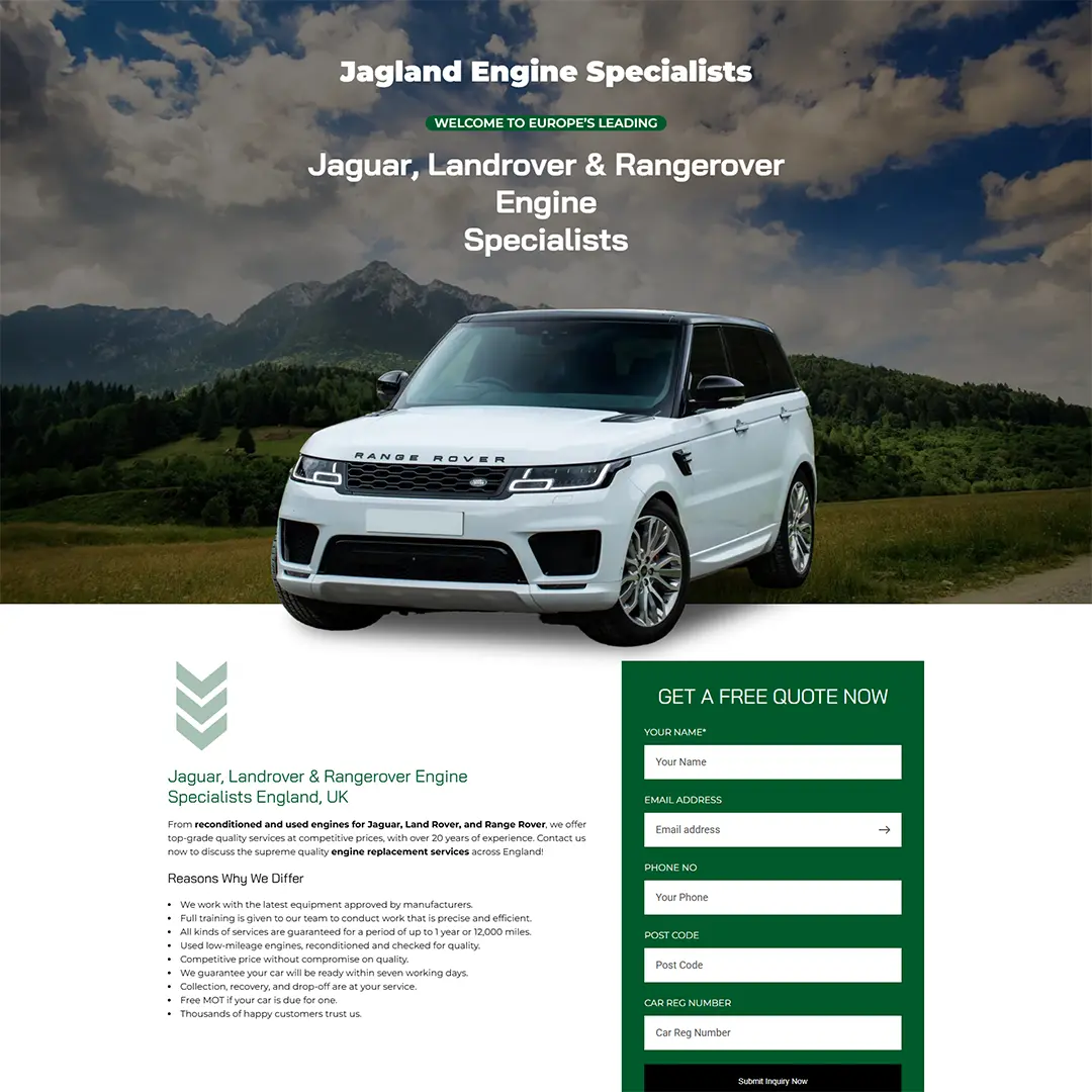 Jagland Engine Specialist Analytics Report