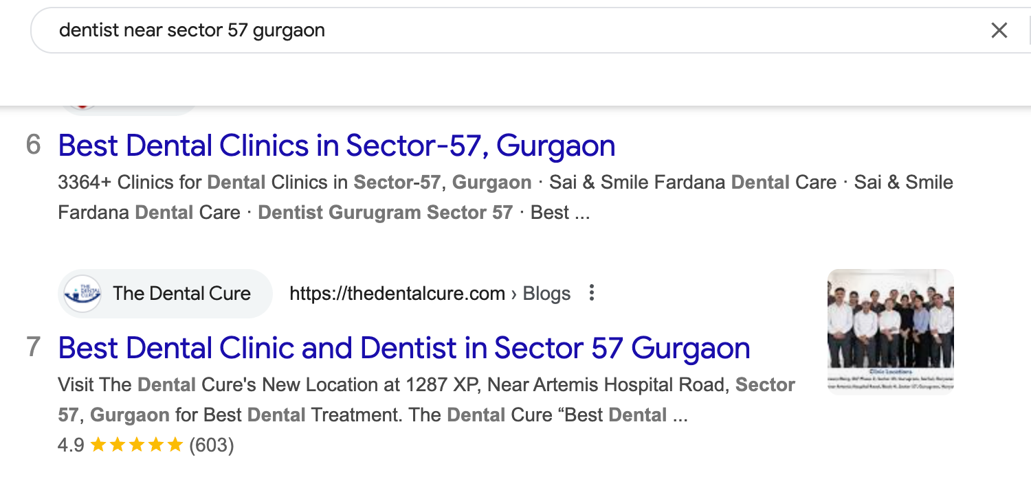 Google Keyword Ranking Performance Screenshot