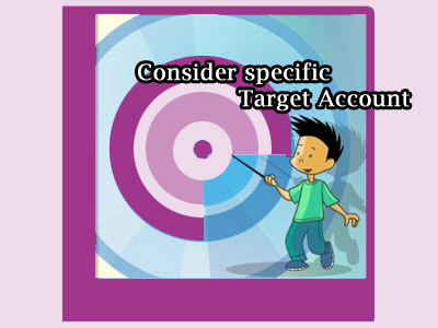 Consider Specific Content specific target account based marketing