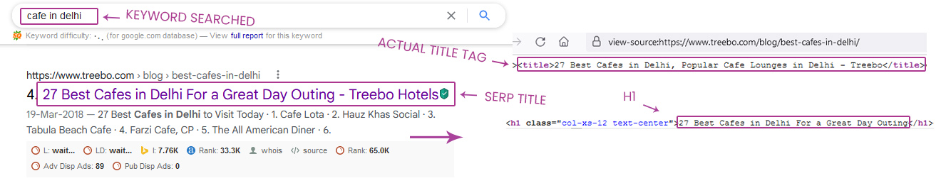 Reasons why Google chooses to use more than HTML title tag next Reasons why Google chooses to use more than HTML title tag next